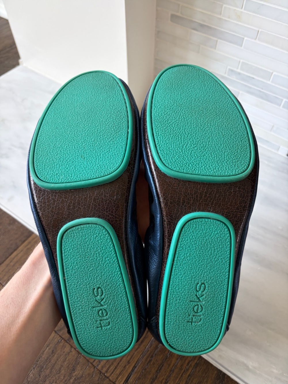 Tieks Midnight Blue Metallic size 8 - Picture 3 of 7